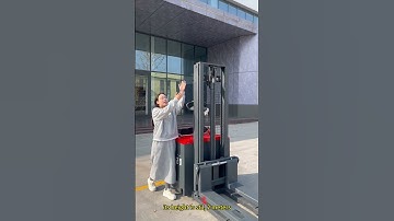 Double lift stacker #forklift #automobile #electricforklift