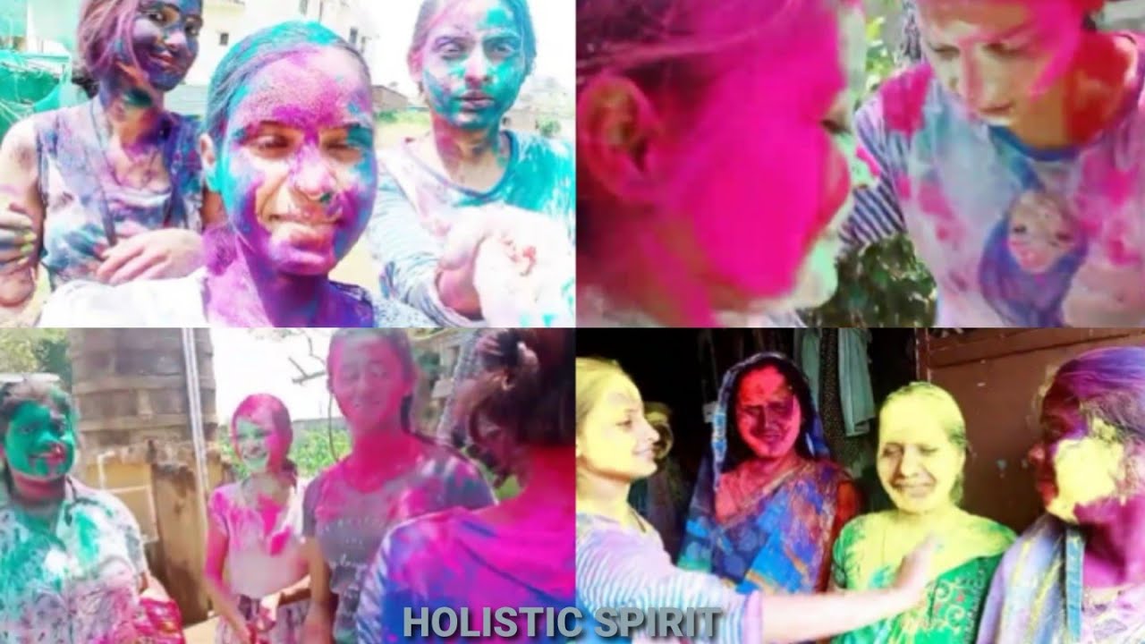 Girls Holi Putai Masti Latest Holi Putai 2022 Girls Holi लडकियों