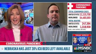 A stark warning about COVID-19, Dr. Dan Johnson, MSNBC - Nebraska Medicine