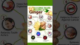 10 INCREDIBLE HEALTH BENEFITS OF GINGER??foodcookingsuperfoodgingershortvideofunhacksshorts