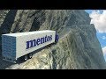 Trucks & Cars Driving on World's Most Dangerous Roads - BeamNG.drive