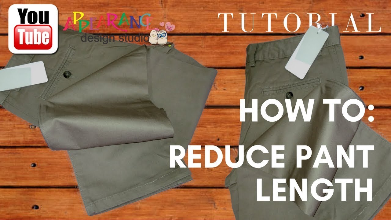 How To Reduce Pants Length How To Hem Pants ️How To Hem Pants Keeping ...