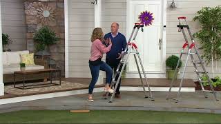 Hailo Lightweight 5-Step Safety Ladder with EZ Clix System on QVC