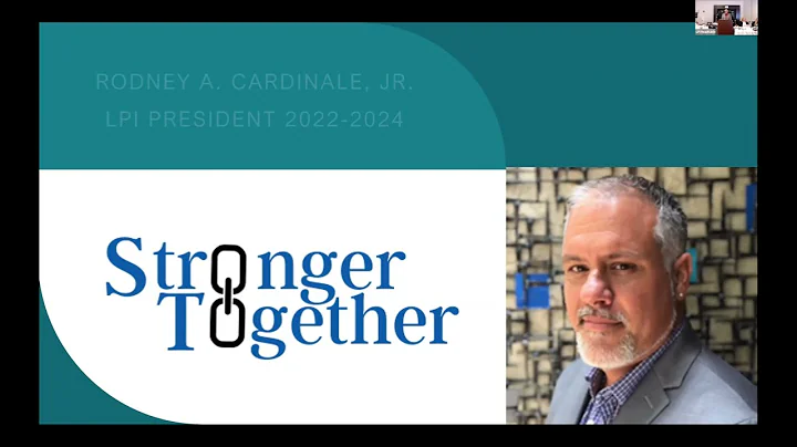 President Rod Cardinale, Jr's,  Acceptance Speech