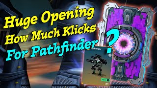 How Much Klicks To Get Pathfinder - Huge Data Pad Opening War Robots