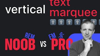 Vertical Text Marquee Interaction