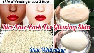 rice mask for face acne /japanese skin whitening home remedies /japanese rice mask for face