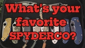 Spyderco collection so far great knives!!!