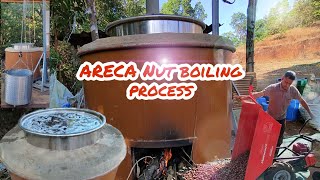 Areca Nut boiling Process||