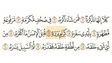 سورة عبس الشيخ علي جابر