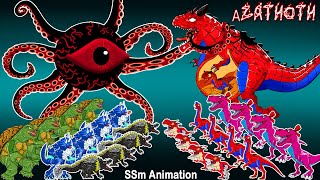 SPIDER Dinosaurs PREGNANT: Spinosaurus,Ultimasaurus, AZTHOTH DEMON GOD | Funny Dinosaur Cartoon 2024