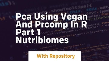 pca using vegan and prcomp in r part 1 nutribiomes
