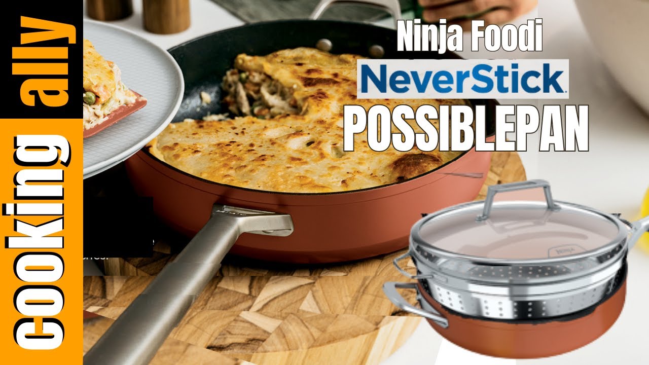 NEW!! Ninja Foodi NeverStick Possible Pan Cookware Set Replaces 12 Cooking  Tools
