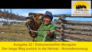 Der lange Weg zurück in die Heimat - Nomadenumzug mit den Darkhad Nomaden in der Mongolei