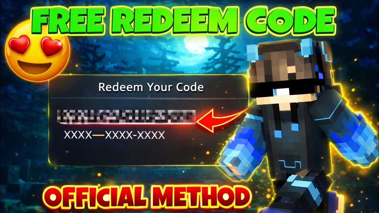 Minecraft Redeem Code FREE 🔥 | Official Way (2026) - YouTube