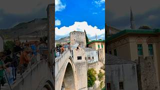 Bridge jump in Mostar, Bosnia & Herzegovina ?? 22 meters jump mostar bosnia