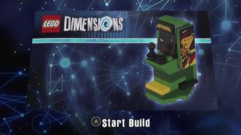 LEGO Dimensions 71235 Midway Arcade Machine Build Instructions