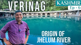 EP 6 Srinagar to Aharbal waterfall to Verinag| Origin of Jhelum river Kashmir Tour season 2