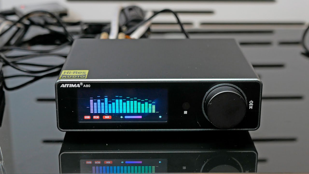 Хайповый усилитель AIYIMA A80 TPA3255 PFFB с встроеным ЦАП и