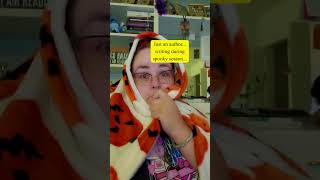 authors during spooky season be like... #shorts #authortube #booktube