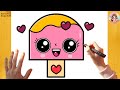 How to Draw a Cute Ice Cream Easy ???????? | Kawaii Ice Cream Drawing Step by Step