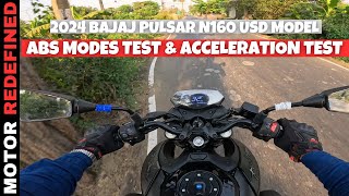 Finally Bajaj Pulsar N160 New Model 2024 ABS & Acceleration Test | Better Than Oil Cool Model?