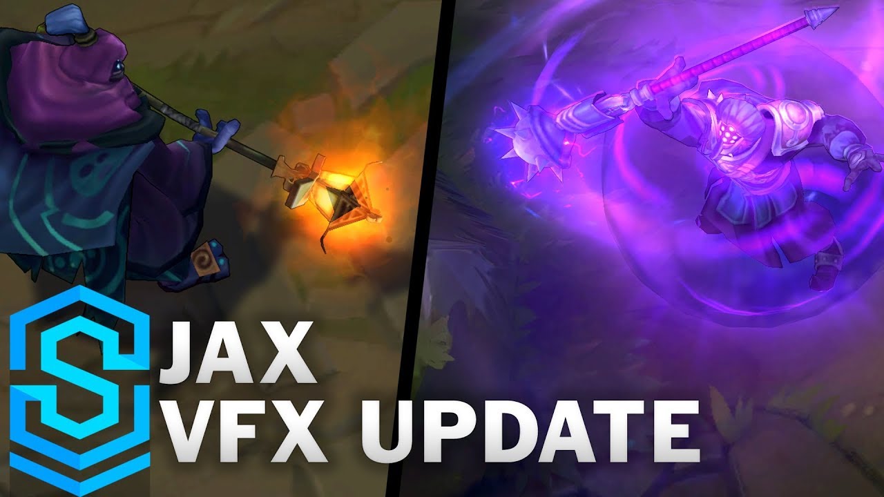 JAX VISUAL REWORK NEW SPLASH ARTS & COMPARISON - League of Legends 