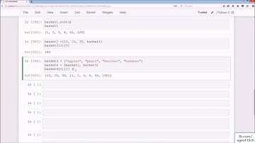 Python 3.6 Tutorial for Beginners Part-3 (List, Tuples and Dictionaries )