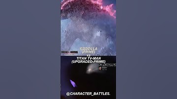 Godzilla vs Upgraded Titan TV-man (@DaFuqBoom )