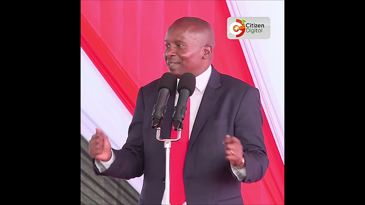 “Stop threatening us that William Ruto will be a one-term President,” DP Kindiki tells Gachagua