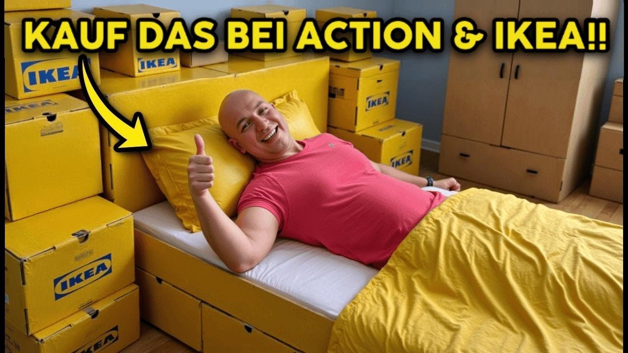Wir richten unser Schlafzimmer nur mit ACTION und IKEA ein – klappt das wirklich?