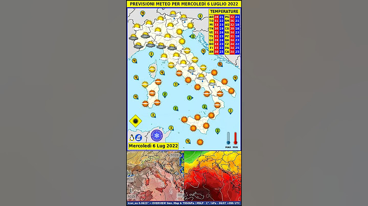 METEO #SHORTS – Ultimo Giorno di Caldo ed Afa – MER 6 LUG