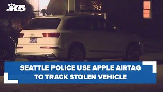 Seattle police use AirTag to track stolen car