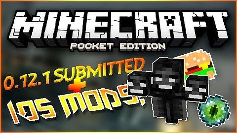 MCPE 0.12.1 SUBMITTED & iOS MODS COMING SOON!?! | Minecraft Pocket Edition Update / News Video