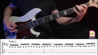 Guns N' Roses - Welcome To The Jungle Standard Tuning (Bass Cover with Tabs&Sheet Music)