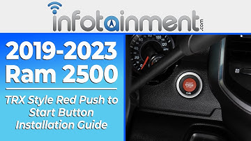2019-2023 Ram 2500 - TRX Style Red Push to Start Button Upgrade - Episode 26