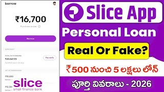 Slice loan app telugu 2026 | Fast approval | Low interest | instant loan | slice loan app in telugu screenshot 2