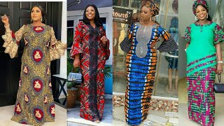 MODE AFRICAINE : BOUBOU STYLES 2021 / AFRICAN BOUBOU STYLES / Modèle de longue Robes  en pagne