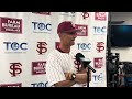 FSU Baseball | Link Jarrett talks Thursday win over Miami, Eli Putnam and Ben Barrett coming up big