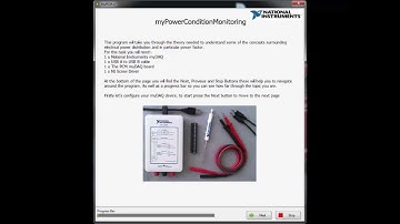 MyPowerMonitor using National Instruments myDAQ and LabVIEW