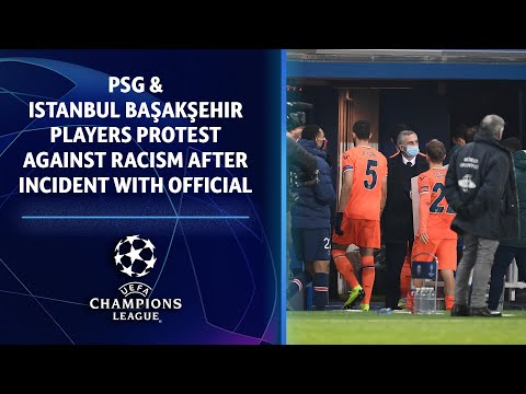 PSG and Istanbul Başakşehir walked off the pitch to protest racism | UCL on CBS Sports