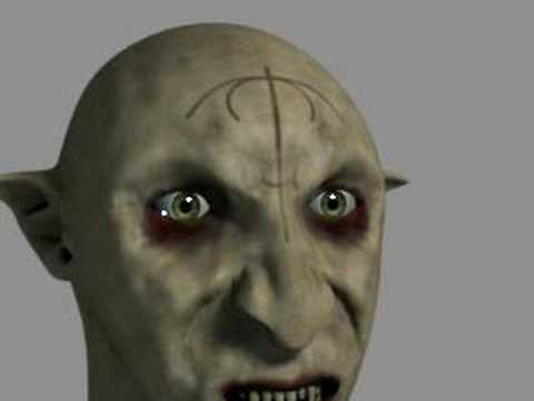 Blender Orc Head