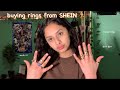 buying rings from SHEIN (a haul )