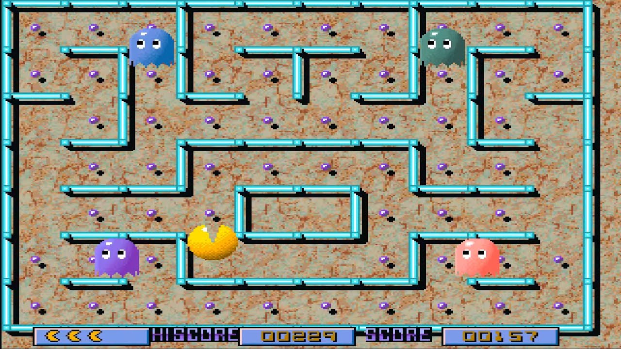 PACMAN 2000 v1 0 a DELUXE PAC MAN Simon Churchill Software 96 AMIGA CD ...