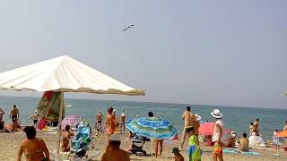 Авиашоу над Крымским пляжем!