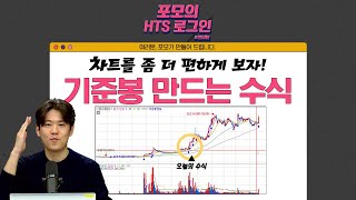 👨‍🏫HTS에 대한 궁금증! 포모가 해결해 드립니다. 세번째 궁금증 '나만의 기준봉 만드는 방법' [포모의 HTS 로그인 번외편]