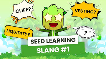 Crypto Slang: Cliff, Liquidity and Vesting | SEED Learning #20