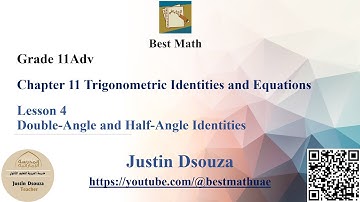 Double Angle and Half Angle Identities  | Trigonometric Identities and Equations |