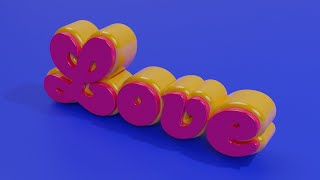 3D Text  -  Blender 2.92 Tutorial