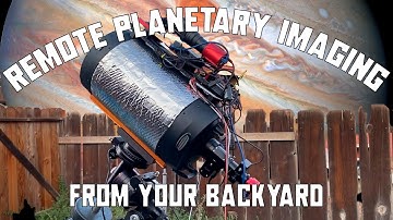 Remote Planetary Imaging from your Backyard